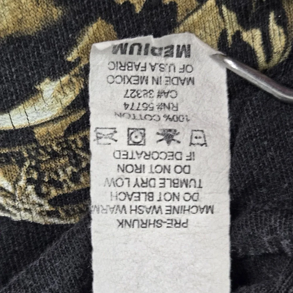 VINTAGE WWE By Hybrid‎ Boy  Shirt MEDIUM Black Graphic John Cena Short Sleeve
